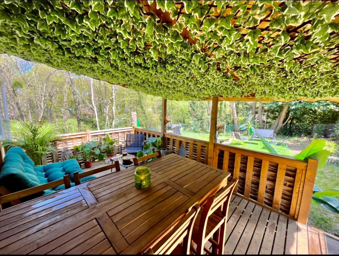 Saint-Chéron Tiki House M-Home-Climatise - Belle Parcelle ! מראה חיצוני תמונה