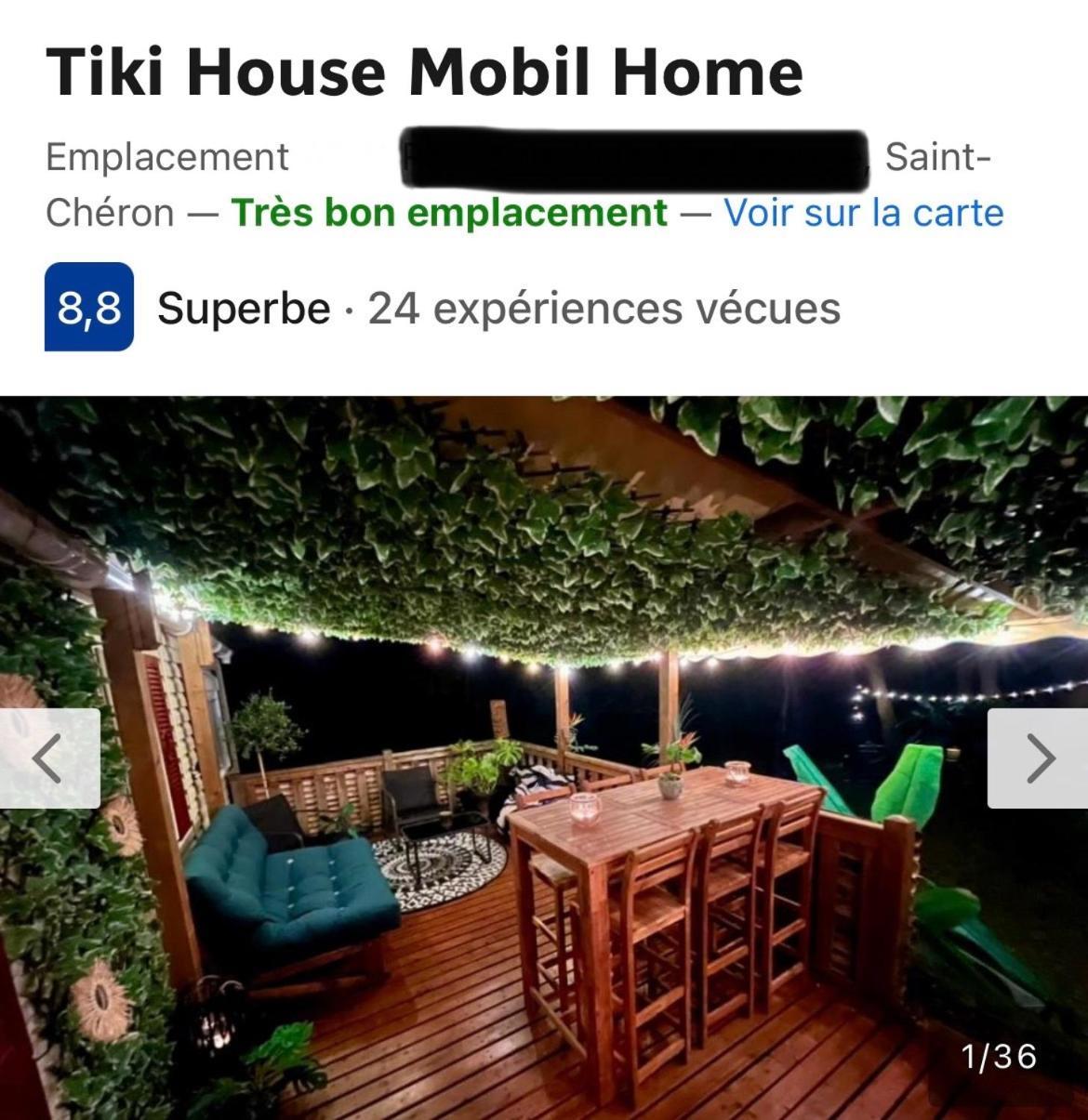 Saint-Chéron Tiki House M-Home-Climatise - Belle Parcelle ! מראה חיצוני תמונה
