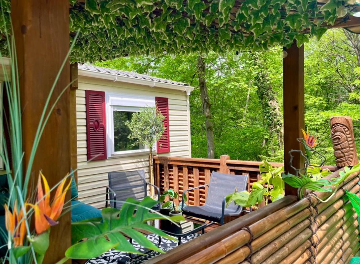 Saint-Chéron Tiki House M-Home-Climatise - Belle Parcelle ! מראה חיצוני תמונה