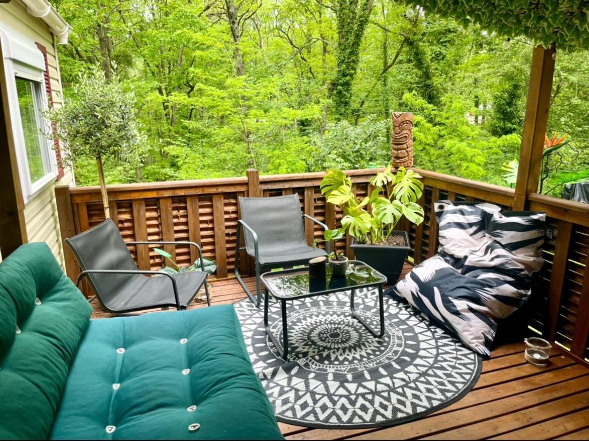 Saint-Chéron Tiki House M-Home-Climatise - Belle Parcelle ! מראה חיצוני תמונה